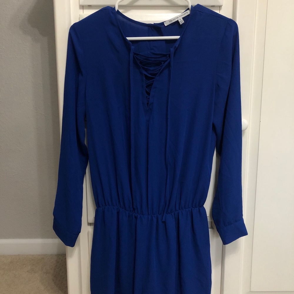 Royal blue romper